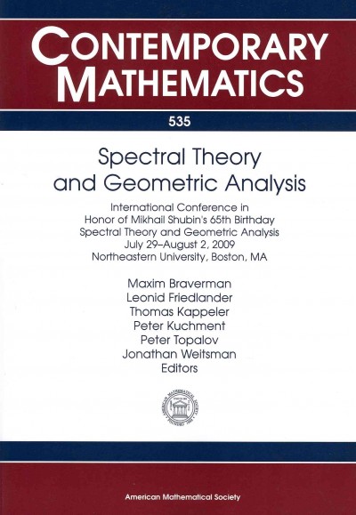 Spectral Theory and Geometric Analysis