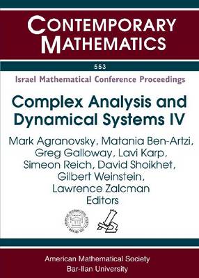 Complex Analysis and Dynamical Systems IV: Part 1. Function Theory and Optimization