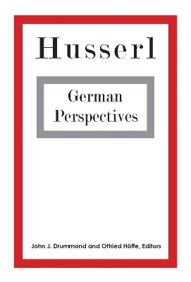Husserl: German Perspectives