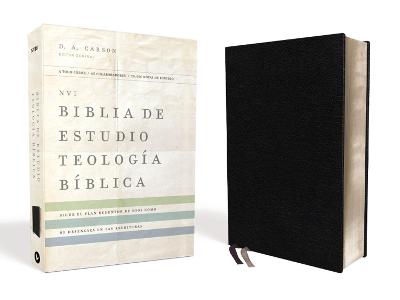 Nvi, Biblia de Estudio Teología Bíblica, Interior a Cuatro Colores, Piel  Reciclada, Negro: Sigue El Plan Redentor de Dios Como Se Desenlaza En Las Escrituras