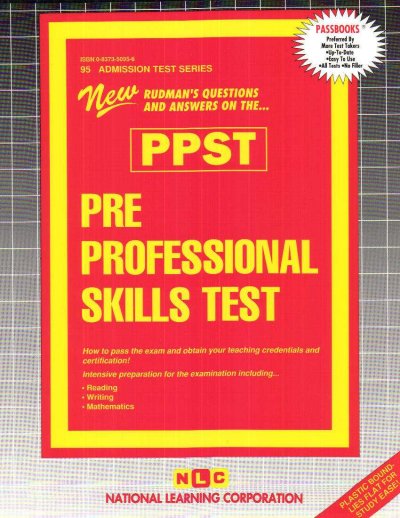PRE PROFESSIONAL SKILLS TEST (PPST): Passbooks Study Guide