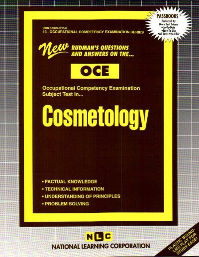 COSMETOLOGY: Passbooks Study Guide