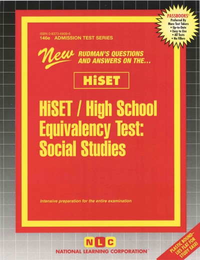HiSET / High School Equivalency Test, Social Studies: Passbooks Study Guide