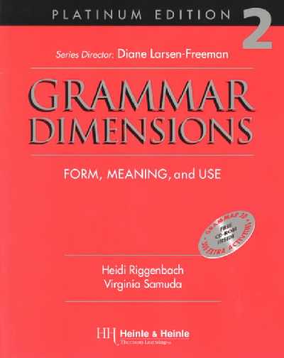 Grammar Dimensions: Form, Meaning, and Use : Platinum 2ND BK&CDR