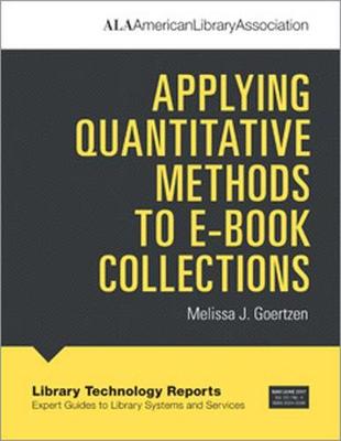 Applying Quantitative Methods to E-book Collections