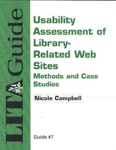 Usability Assessment of Library Related Web Sit Illustrated edition