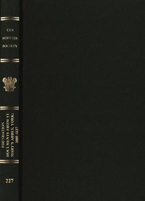 Foundation Documents from St Mary's Abbey, York: 1085-1137