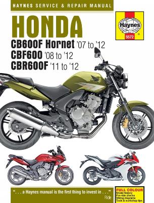 Honda CB600 Hornet, CBF600 & CBR600F (07 - 12)