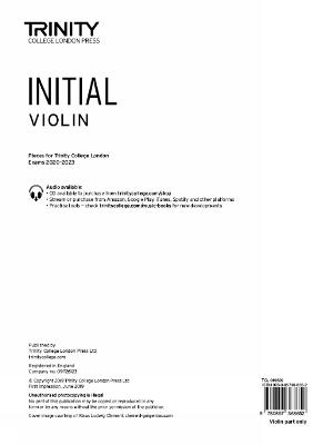 Trinity Violin 2020-2023. Initial