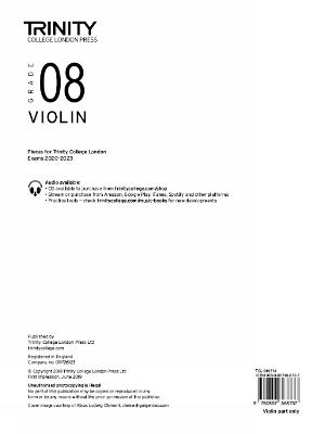Trinity Violin 2020-2023. Grade 8 Part