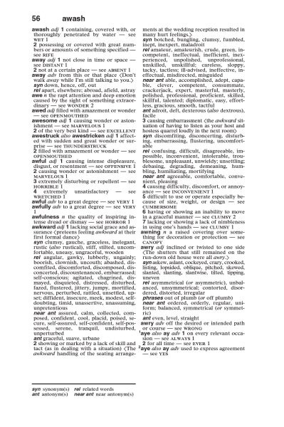 Merriam-Webster Thesaurus