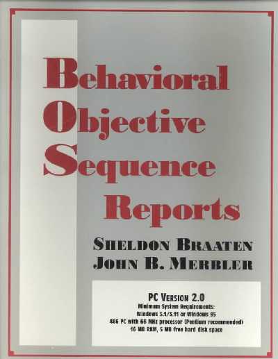 Bos Software Behavioral Objective Sequence Reports