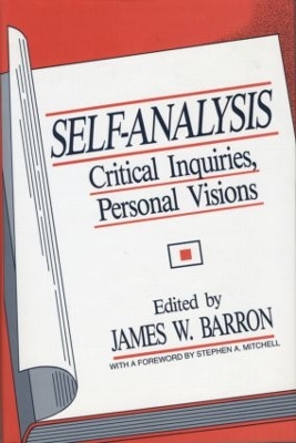 Self-Analysis: Critical Inquiries, Personal Visions