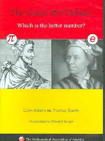 Great [ Pi]/E Debate: Which Is the Better Number? DVD