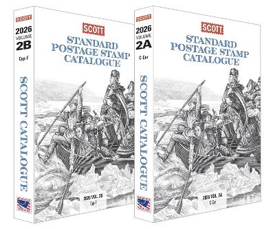 2026 Scott Stamp Postage Catalogue Volume 2: Cover Countries C-F (2 Copy Set): Scott Stamp Postage Catalogue Volume 2: Countries C-F 182nd ed.