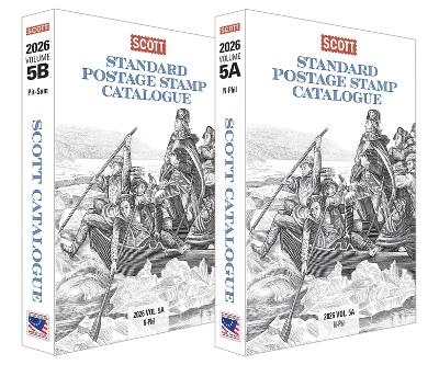 2026 Scott Stamp Postage Catalogue Volume 5: Cover Countries N-Sam (2 Copy  Set): Scott Stamp Postage Catalogue Volume 5: Countries N-Sam 182nd ed.