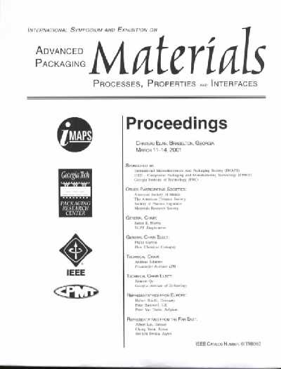 International Symposium on Advanced Packaging Materials, 2001