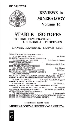 Stable Isotopes in High Temperature Geological Processes