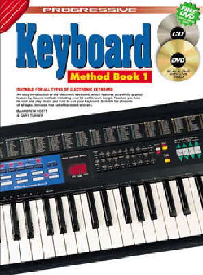 Progressive Electronic Keyboard Method - Book 1 With Poster & Keyboard Stickers