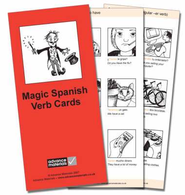 Magic Spanish Verb Cards Flashcards (8): Speak Spanish more fluently!