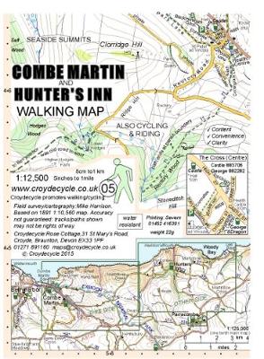 Combe Martin and Hunter's Inn Walking Map 3rd Revised edition
