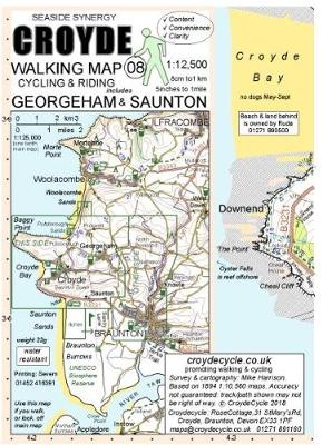 Croyde Walking Map: Georgeham & Saunton 6th Revised edition