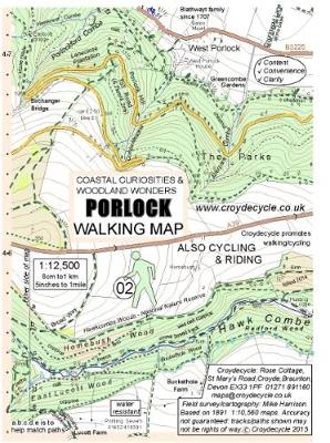 Porlock Walking Map 4th Revised edition