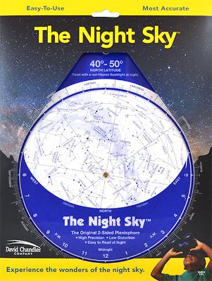 Night Sky Planisphere 40 -50 (Large) Star Finder
