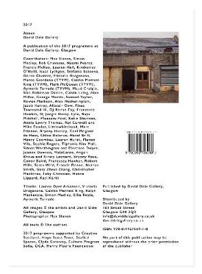 Annex: A publication of the 2017 programme at David Dale Gallery, Glasgow 2017