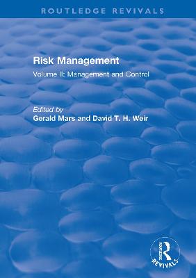 Risk Management: Volume II: Management and Control