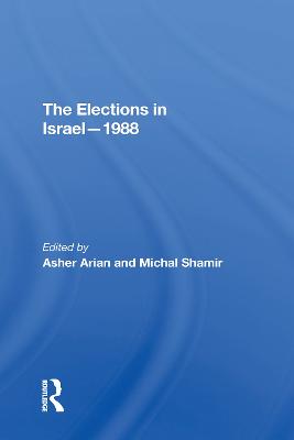 Elections In Israel1988