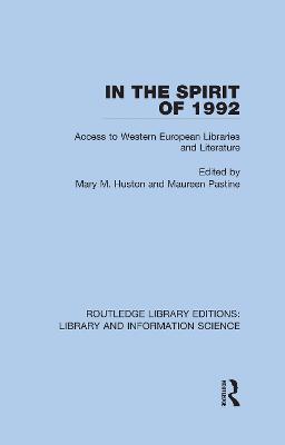 In the Spirit of 1992: Access to Western European Libraries and Literature