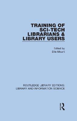 Training of Sci-Tech Librarians & Library Users