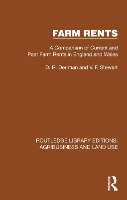 Farm Rents: A Comparison of Current and Past Farm Rents in England and Wales