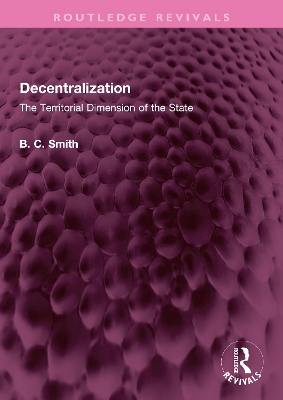 Decentralization: The Territorial Dimension of the State