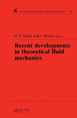 Recent Developments in Theoretical Fluid Mechanics: Winter School, Paseky, 1992