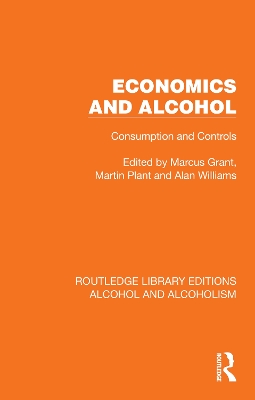 Economics and Alcohol: Consumption and Controls