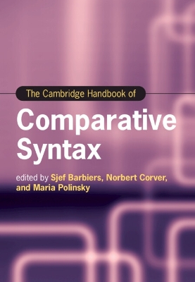 Cambridge Handbook of Comparative Syntax