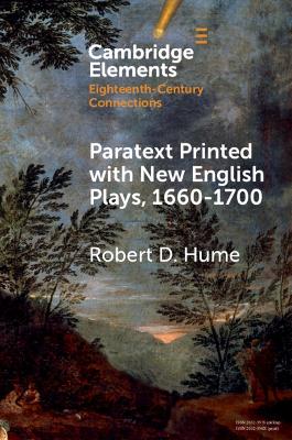 Paratext Printed with New English Plays, 16601700