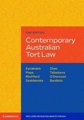 Contemporary Australian Tort Law 2nd Revised edition