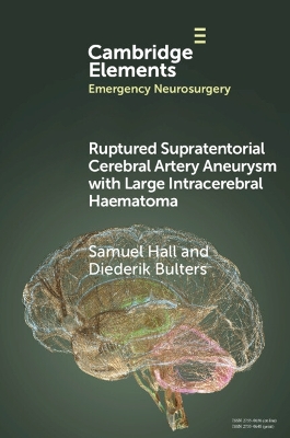 Ruptured Supratentorial Cerebral Artery Aneurysm with Large Intracerebral  Haematoma