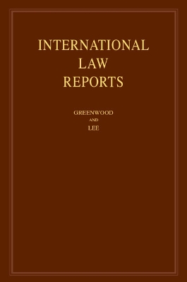 International Law Reports: Volume 208