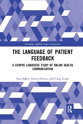 Language of Patient Feedback: A Corpus Linguistic Study of Online Health Communication