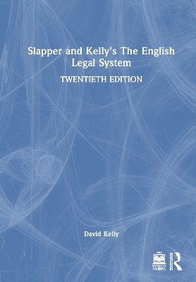 Slapper and Kelly's The English Legal System 20th edition