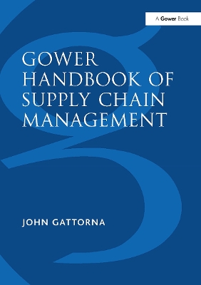 Gower Handbook of Supply Chain Management 5th edition