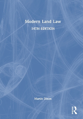 Modern Land Law 14th edition