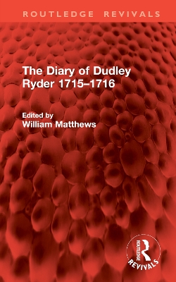 Diary of Dudley Ryder 17151716