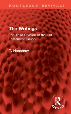 Writings: The Third Division of the Old Testament Canon