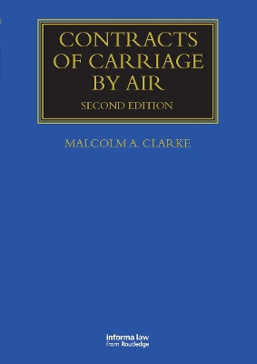 Contracts of Carriage by Air 2nd edition