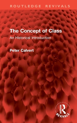 Concept of Class: An Historical Introduction